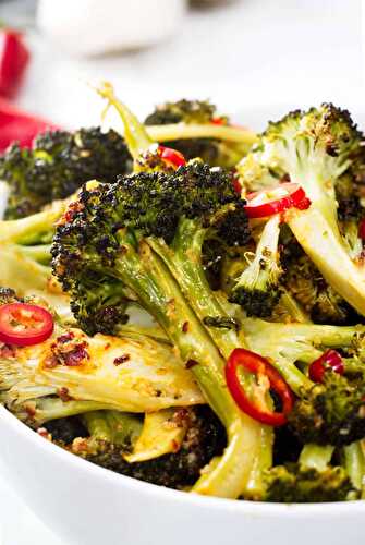 Roasted Lemon-Chili Broccoli