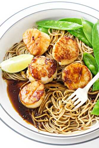 Scallops and Soba Noodles