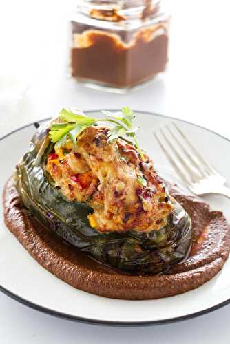 Stuffed Poblano Peppers