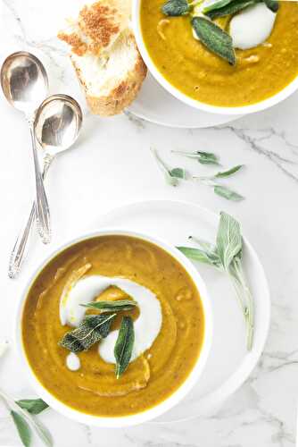 Sweet Potato Sage Soup