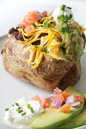 Taco Baked Potatoes