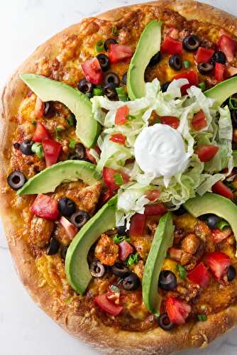Chicken Taco Pizza
