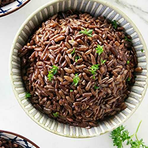 Instant Pot Whole Grain Red Rice