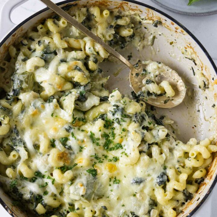 Spinach Artichoke Pasta Bake