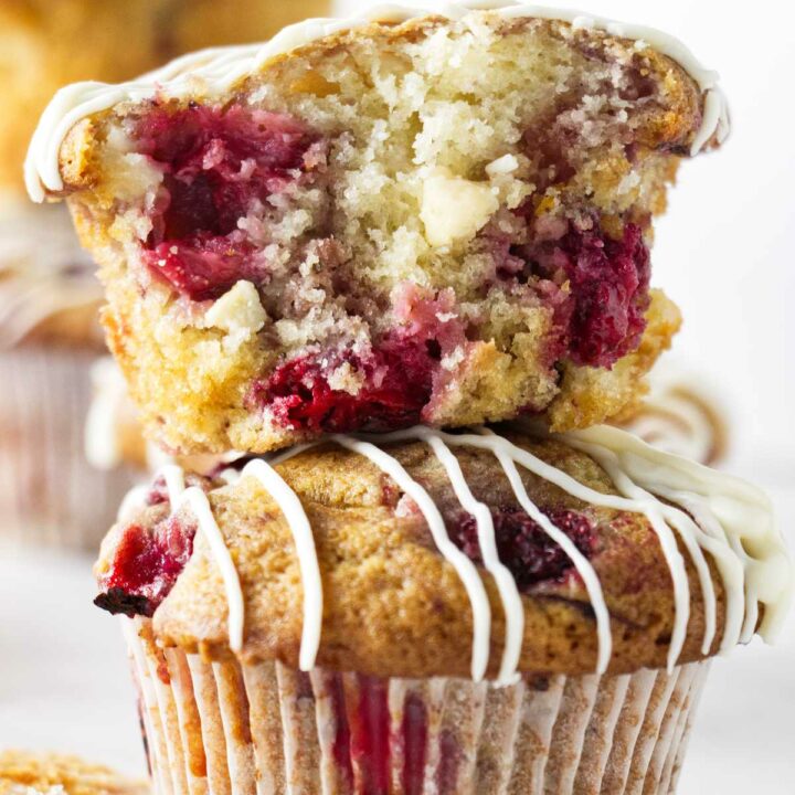 Strawberry White Chocolate Muffins