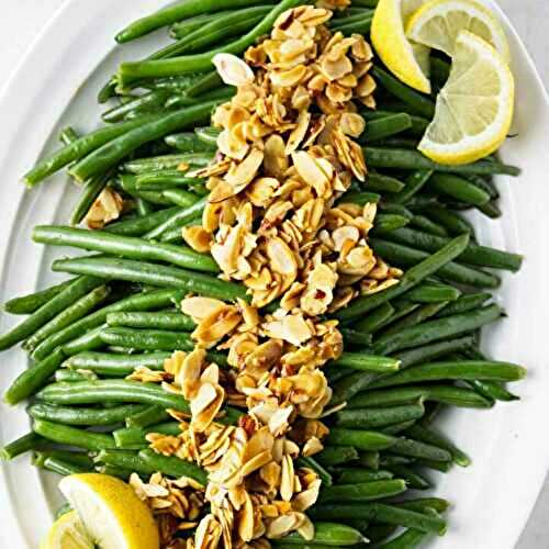 Green Beans Almondine with Brown Butter