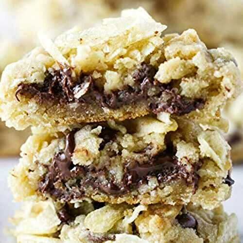 Potato Chip Cookies with Chocolate Chips