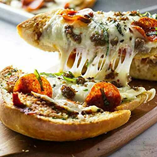 Garlic Bread Pizza