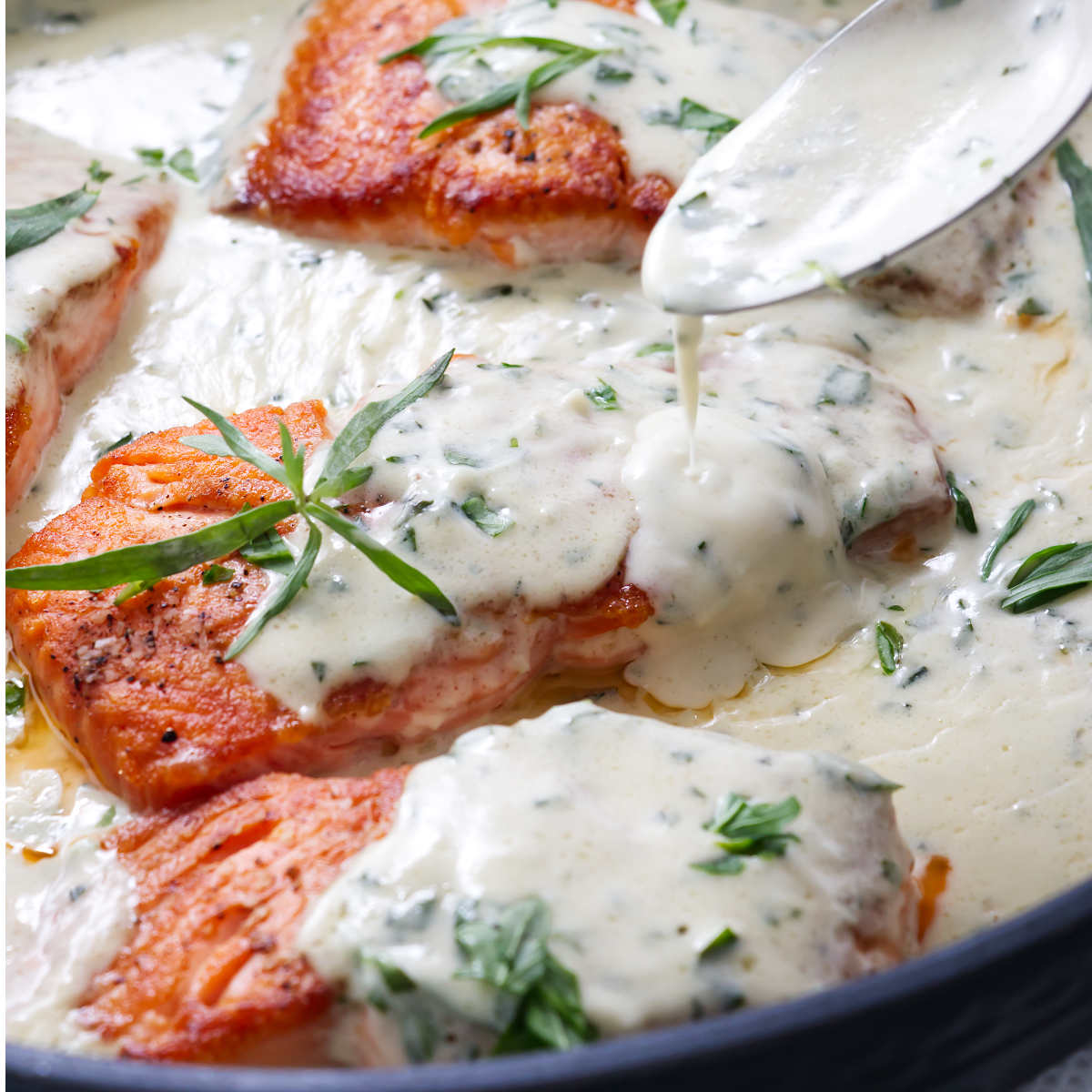 Creamy Tarragon Salmon