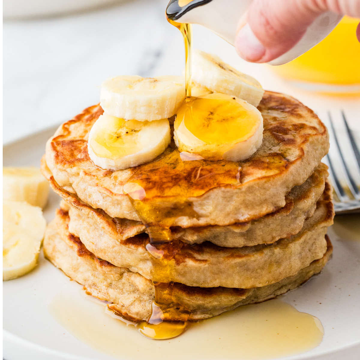 Buttermilk Banana Pancakes