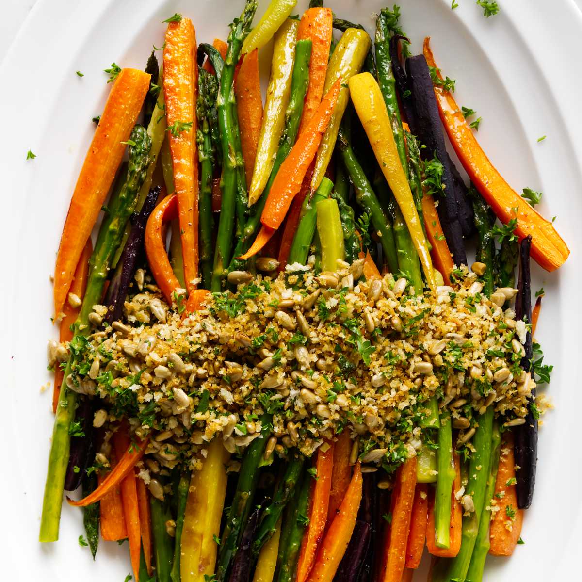 Roasted Asparagus and Carrots