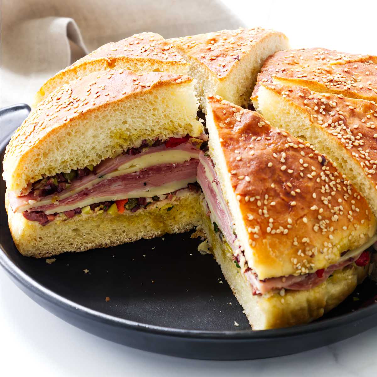 Classic Muffuletta Sandwich