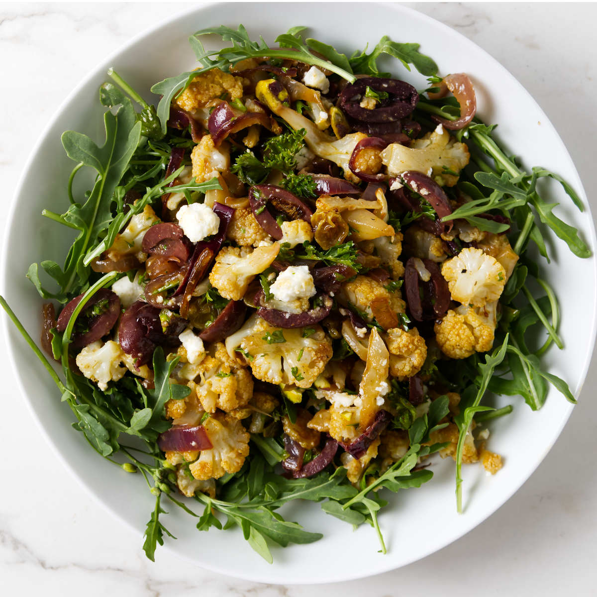 Roasted Cauliflower Salad