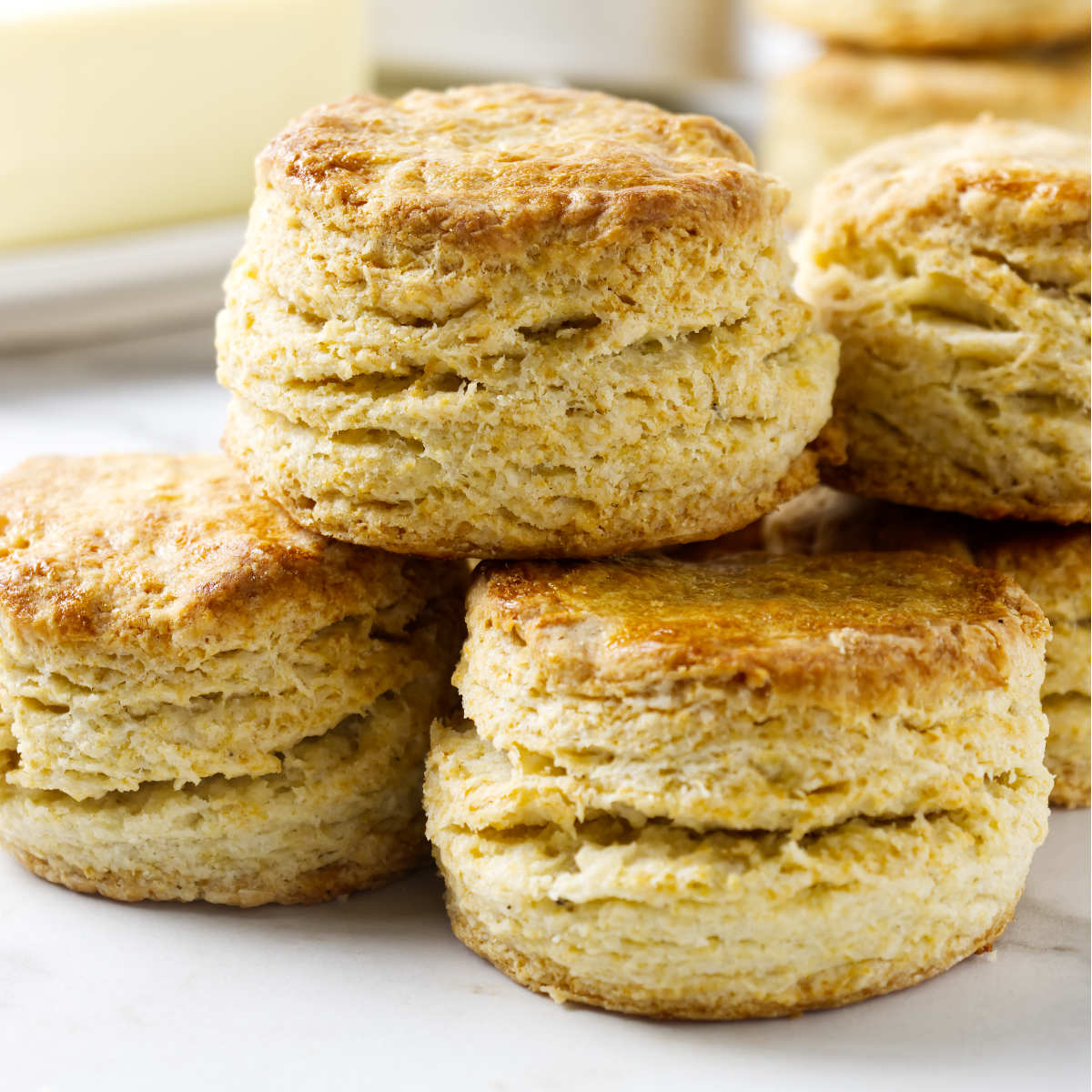 Homemade Sourdough Biscuits