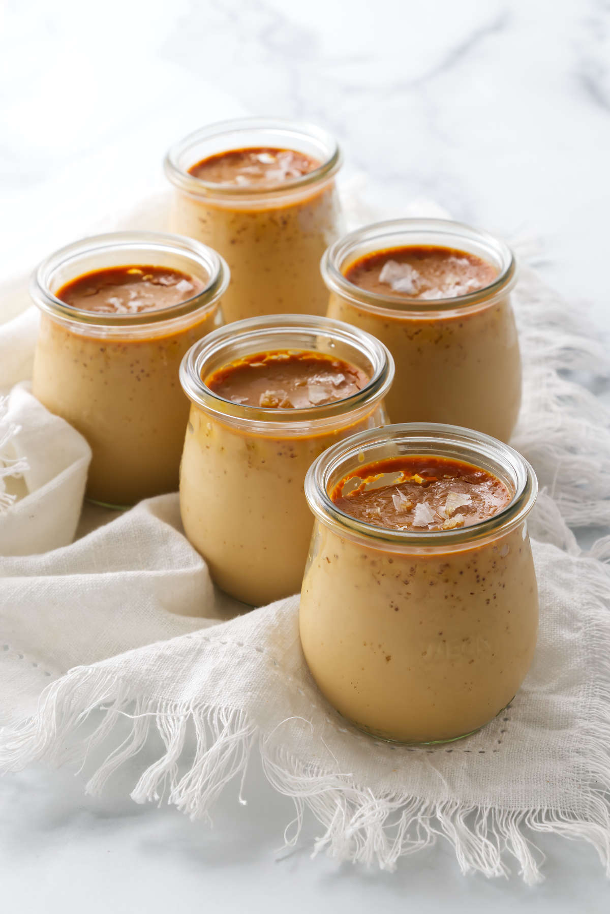 Salted Caramel Custard