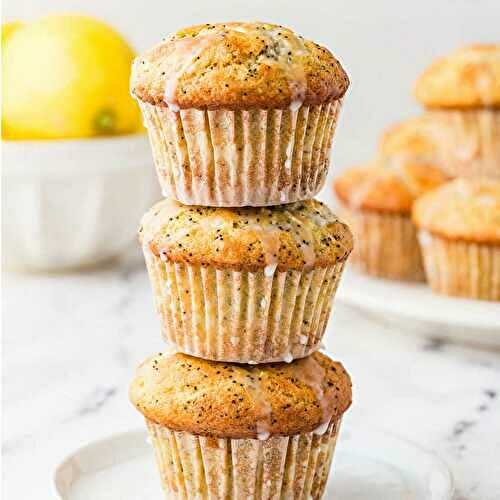 Sourdough Lemon Poppy Seed Muffins
