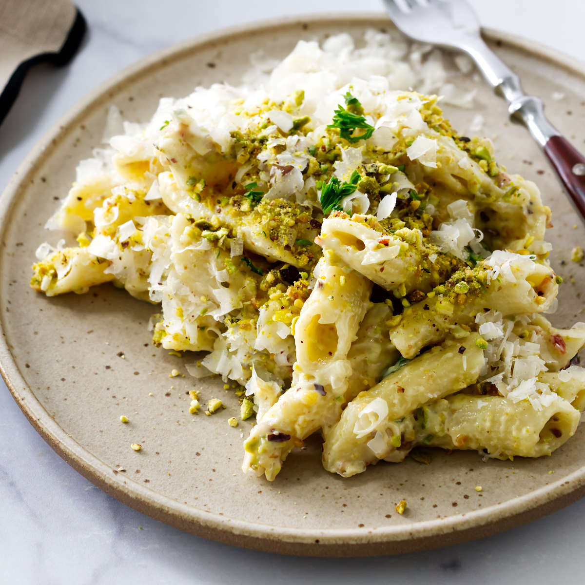 Pasta with Pistachio Sauce