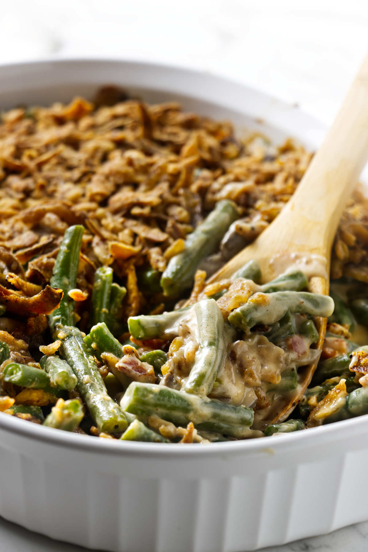 Fresh Green Bean Casserole