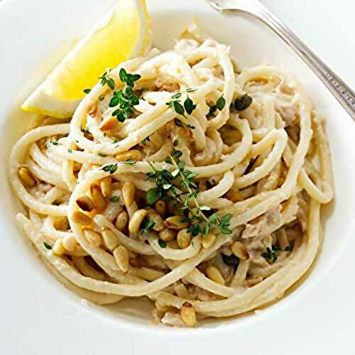 Lemony Tuna Pasta