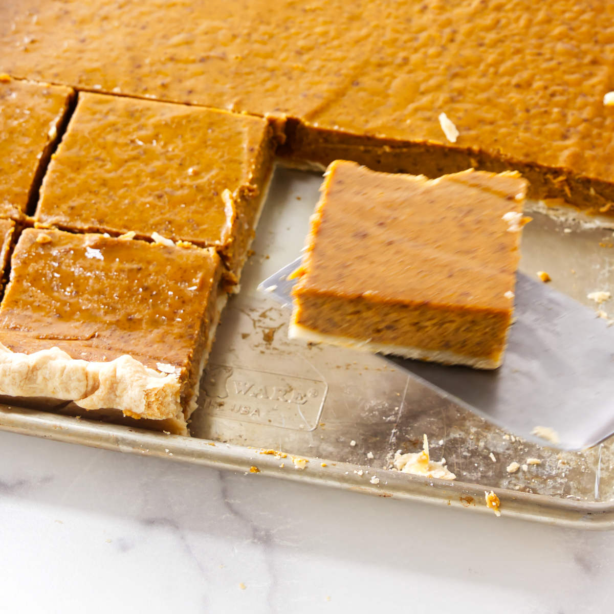 Pumpkin Slab Pie