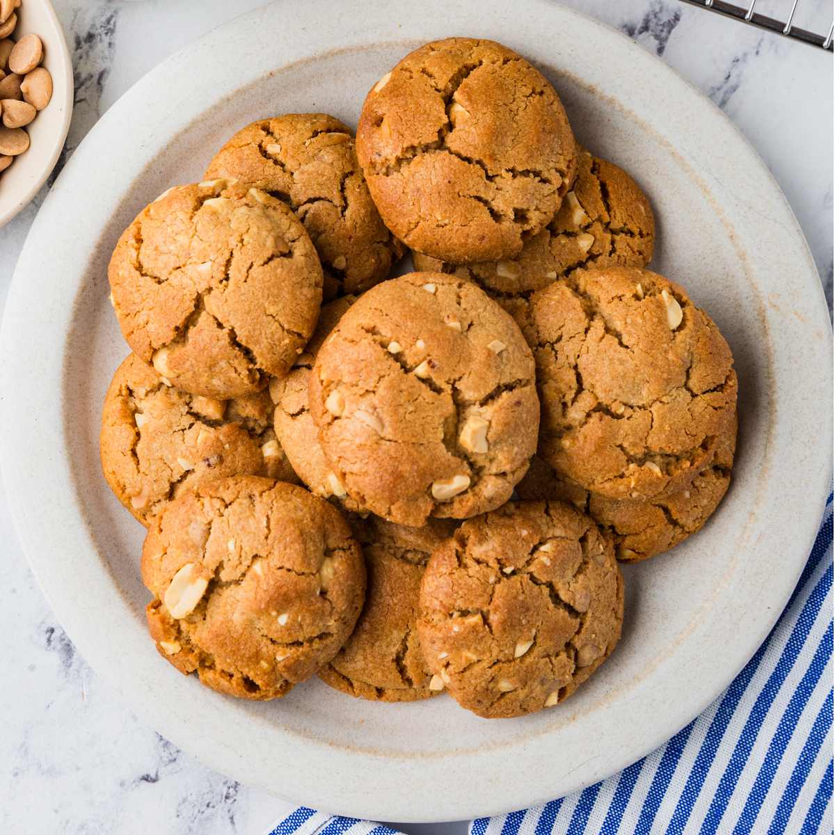 Sourdough Peanut Butter Cookies