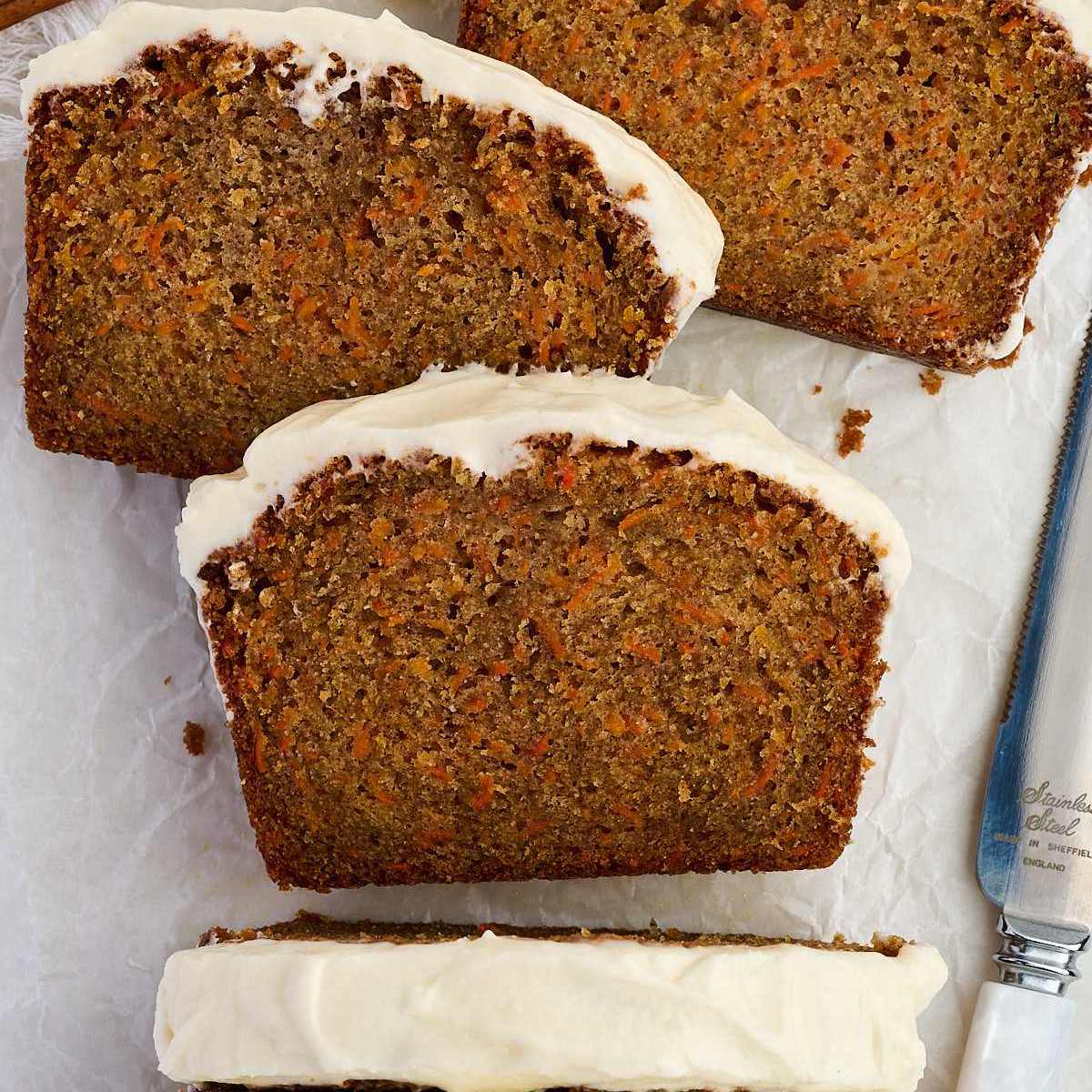 Carrot Cake Loaf (Quick Bread)