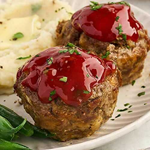 Mini Meatloaf Recipe in Muffin Tins