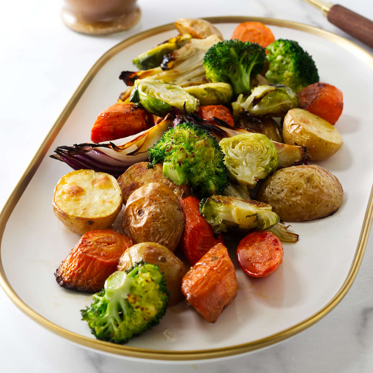Oven Roasted Mixed Vegetables