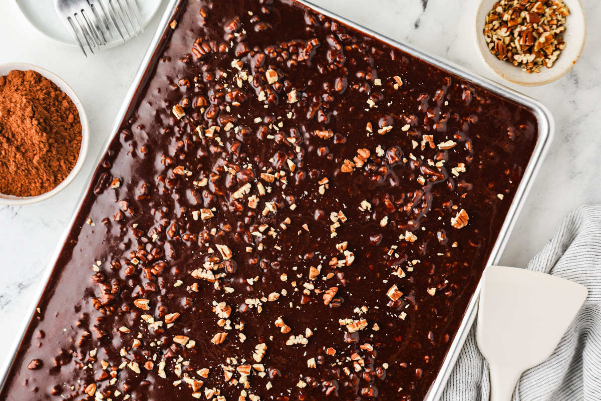 Texas Chocolate Sheet Cake