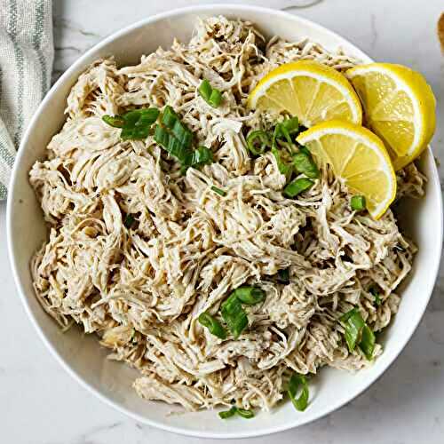 Slow Cooker Shredded Chicken