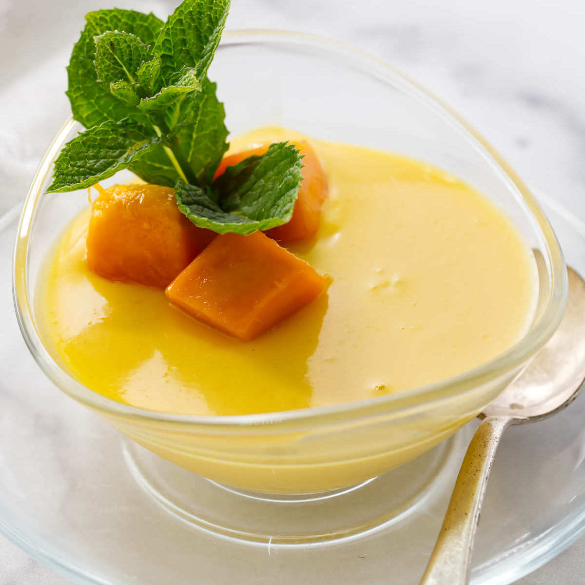 Mango Posset Dessert