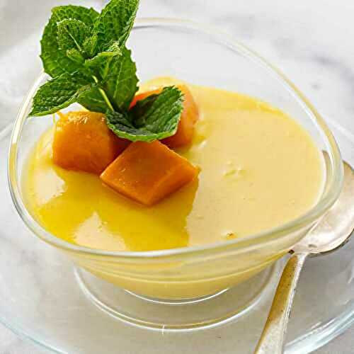 Mango Posset Dessert