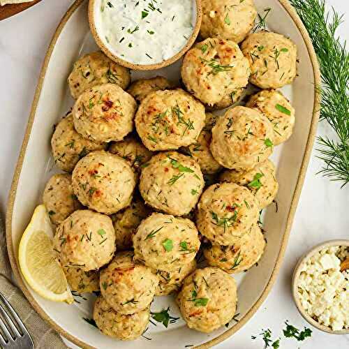 Greek Chicken Meatballs