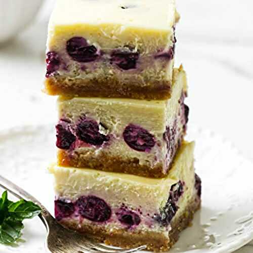 Lemon Blueberry Cheesecake Bars