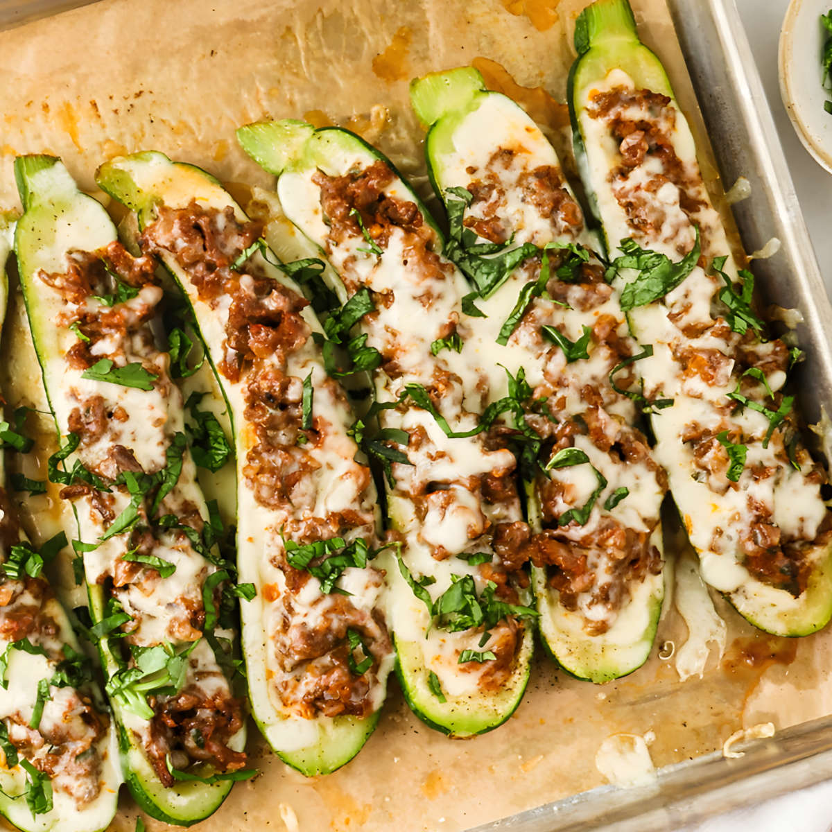 Stuffed Zucchini Boats