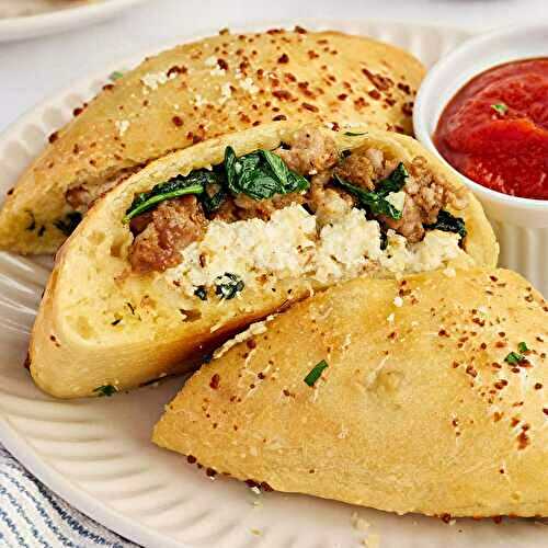 Sausage Ricotta Calzones