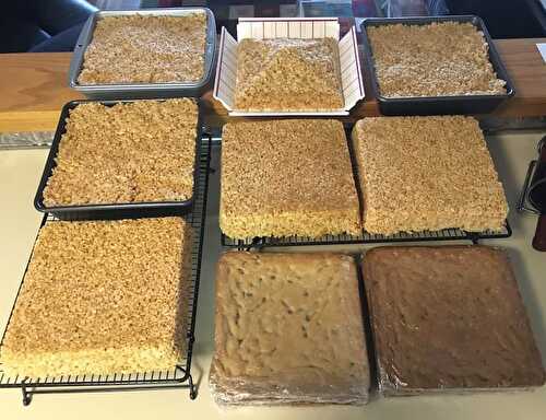 TARDIS Cake Crisped Rice Treats