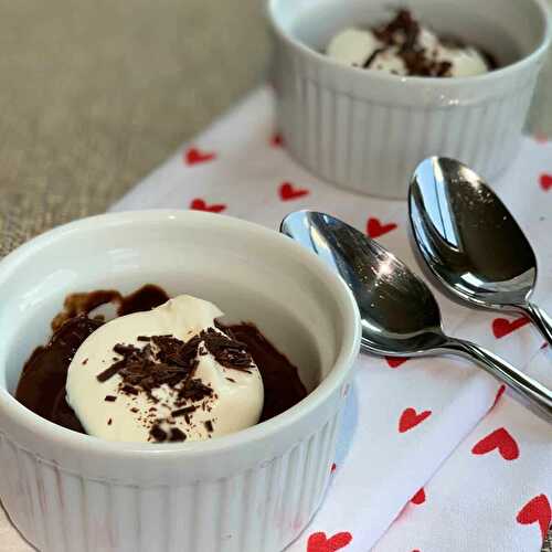 Best Homemade Dark Chocolate Pudding (no eggs)