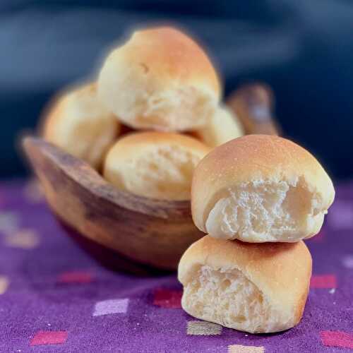 Soft Sourdough Pull Apart Dinner Rolls (with yeast)