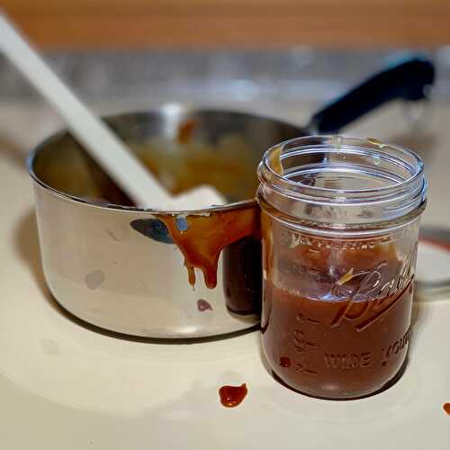 Easy Homemade Caramel Sauce with cream