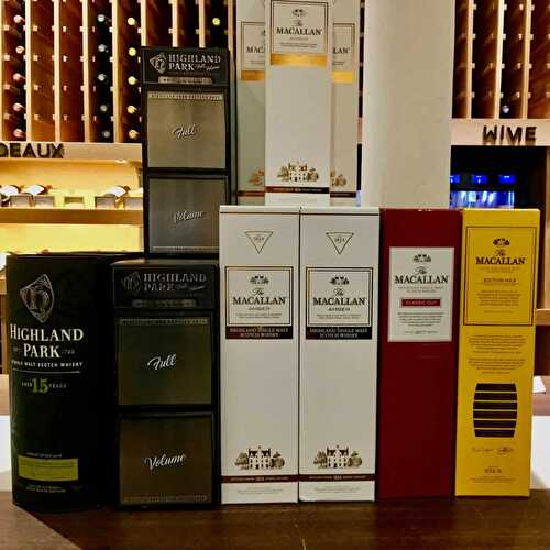 The Macallan & Highland Park scotch whisky tasting