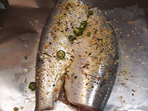Baked Herring in Vinegar and Pickling Spices