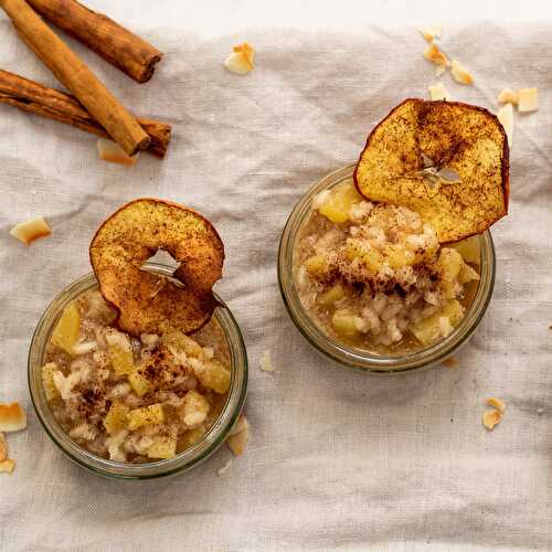 Apple and Coconut Rice Pudding
