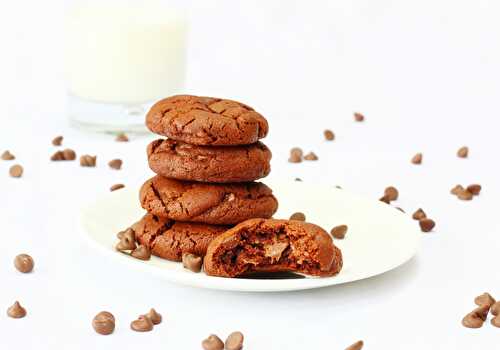 Best Double Chocolate Chip Cookies