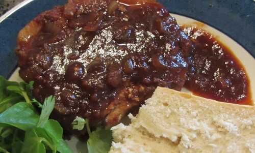 Slow Cooker Pork Chops with Barbecue Sauce