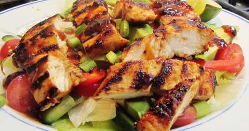 Chamoy Chicken Salad with Chamoy Sauce