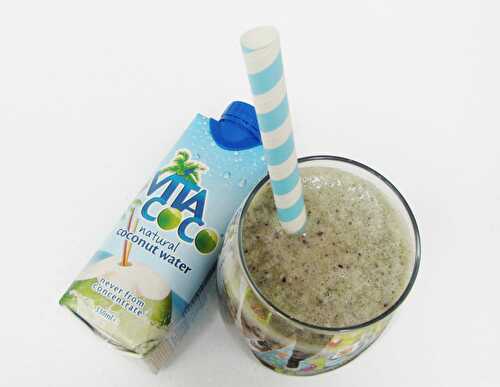 Vita Coco Banana Blueberry and Spinach Smoothie