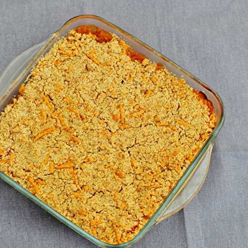 Savoury Mince and Tomato Crumble