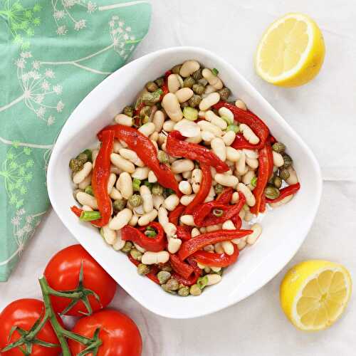 Spanish Bean and Pepper Salad