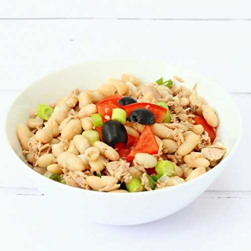 Tuna Cannellini Bean Salad